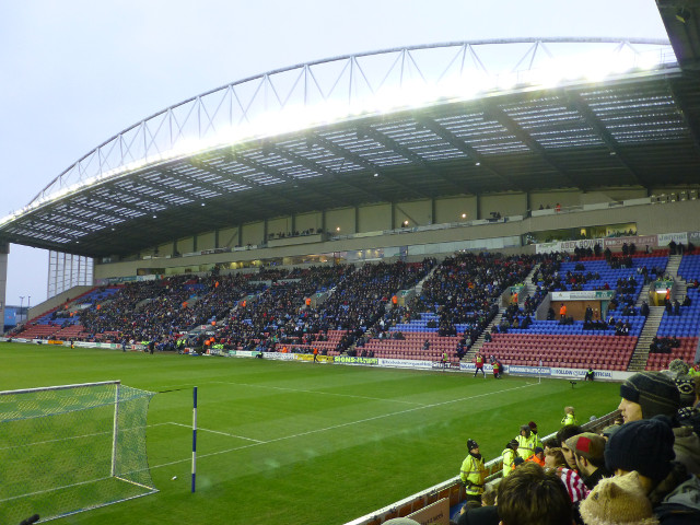 The West Stand During the Match